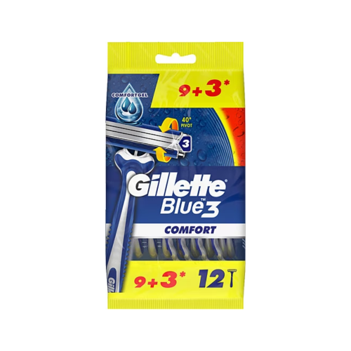 GILLETTE BLUE 3 9+3 12-PIECE BAG