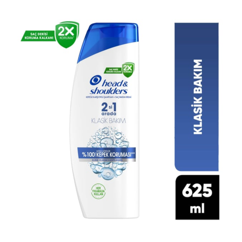 H&S SHAMPOO CLASSIC CARE 2IN1 625 ML