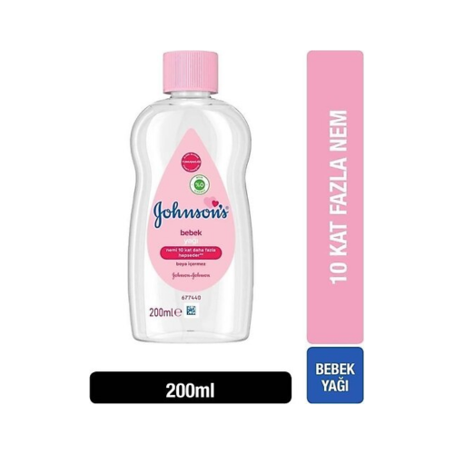 J.BABY BABY OIL 200 ML PINK