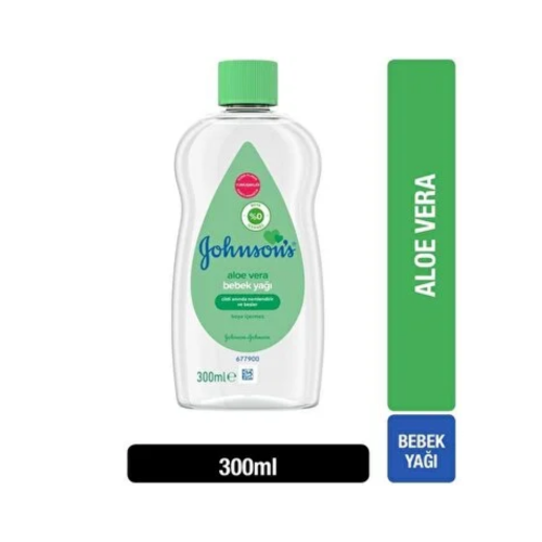 J.BABY BABY OIL 300 ML GREEN ALOE VERA