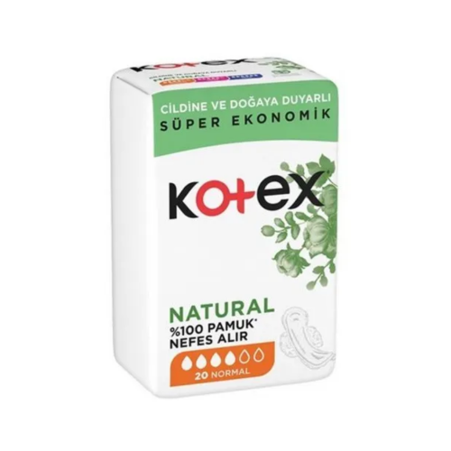 KOTEX NATURAL ULTRA QUADRO NORMAL 20 PCS