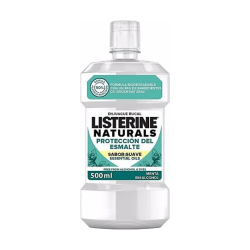 LISTERINE NATURALS ENAMEL PROTECTIVE ORAL CARE WATER 500ML