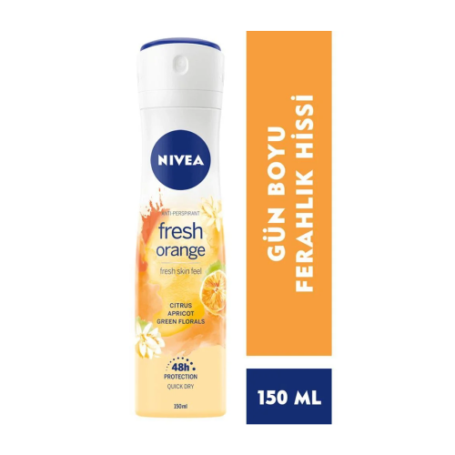 NIVEA WOMEN SPRAY FRESH ORANGE 150ML