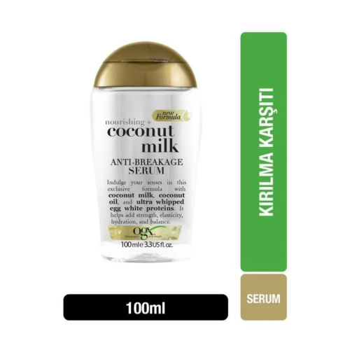 OGX NUTRITIONAL COCONUT MILK ANTI-BREAKING SERUM 100ML