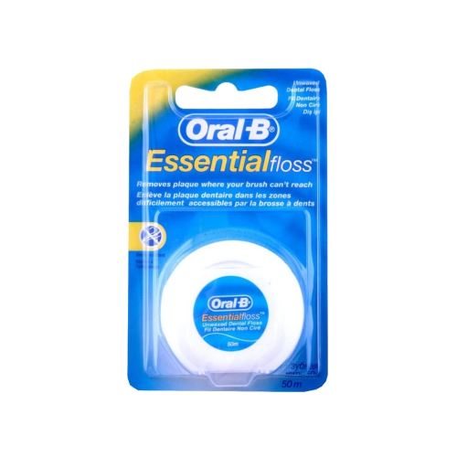 ORAL-B ESSENTIAL FLOSS 50M FLOAT FLOSS YELLOW