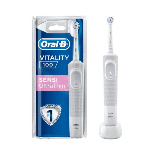 ORAL-B RECHARGEABLE D100 WHITE SENSITIVIE UT