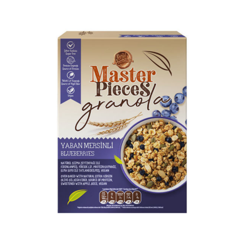 MASTER PIECES GRANOLA BLUEBERRY 300 GR