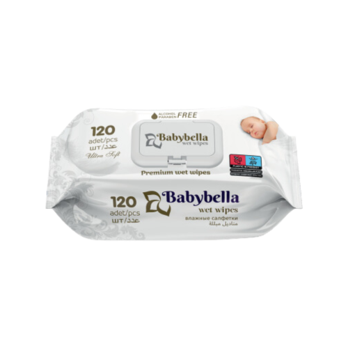 BABYBELLA WET WIPES 120 PCS (BABY)