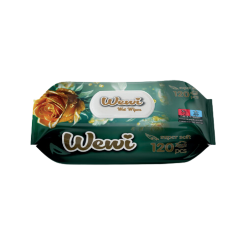 WEWİ WET WIPES 120 PCS (ROSE)