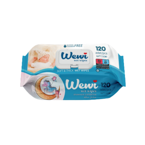 WEWİ WET WIPES 120 PCS (BABY)