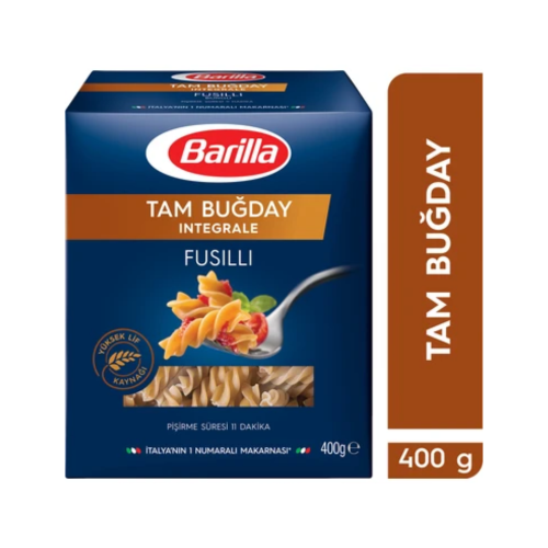 BARILLA WHOLE WHEAT INTEGRAL FUSILLI 400 GR