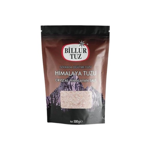 BİLLUR TABLE GRINDING HIMALAYA SALT 500 GR DOYPACK