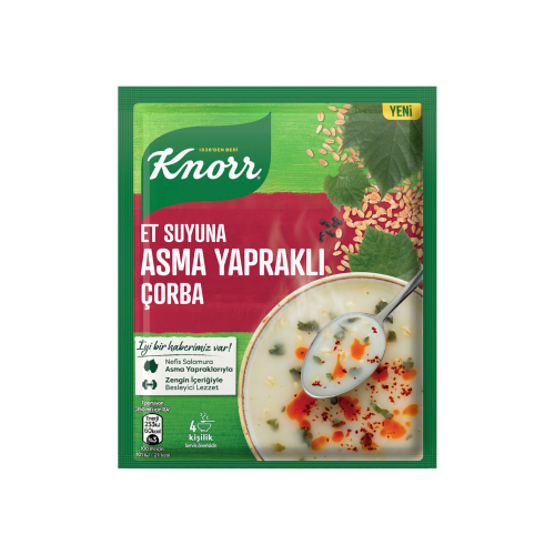 KNORR SOUP WITH VINE LEAVES IN BROTH