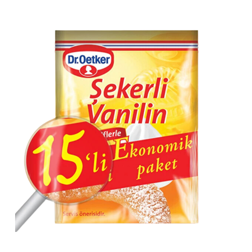 DR.OETKER SUGAR VANILIN 15 PCS 75 GR