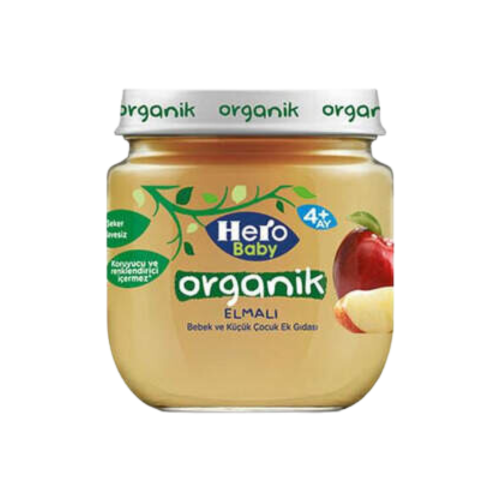 ÜLKER HERO BABY ORGANIC APPLE PUREE 120GR