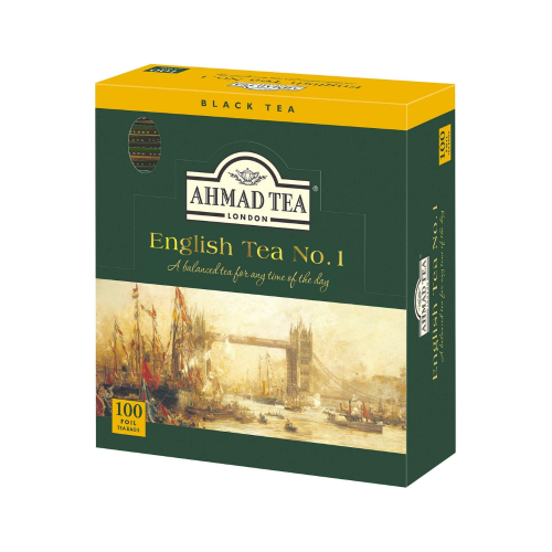 AHMAD TEA GLASS TEA BAGS 100 PACKS ENG. NO1