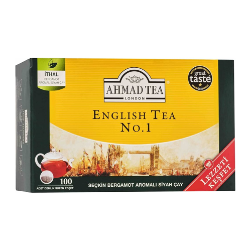 AHMAD TEA TEAPOT TEA BAGS 100 ENG.NO1