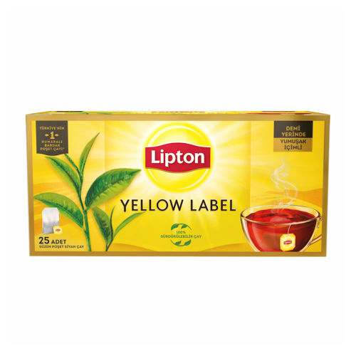 LIPTON YELLOW LABEL CUP 25 PCS