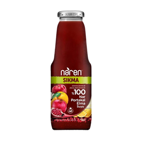 NAREN 1000 ML 100% POMEGRANATE ORANGE APPLE JUICE