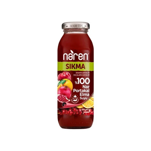 NAREN 250 ML 100% POMEGRANATE ORANGE APPLE JUICE