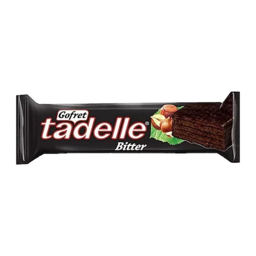 TADELLE WAFER BITTER CHOCOLATE COVERED 35 GR