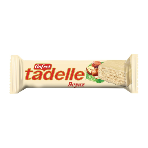 TADELLE WAFER WHITE CHOCOLATE 35GR