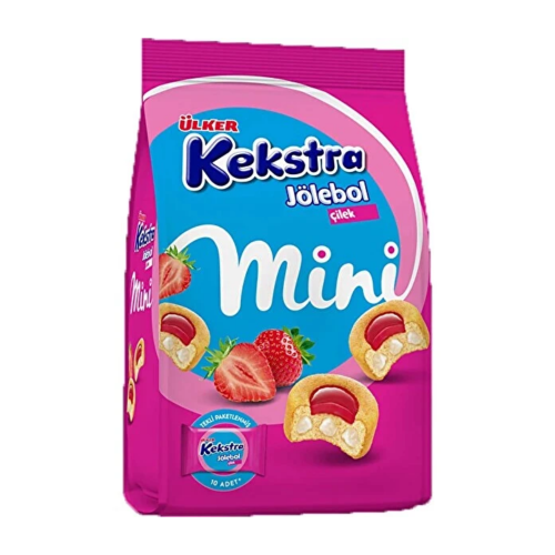 ÜLKER DANKEK KEKSTRA MINI STRAWBERRY 150 GR