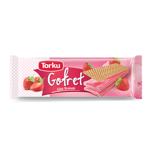 TORKU WAFER WITH STRAWBERRY CREAM 142GR