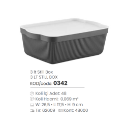 3 LT STILL STORAGE BOX