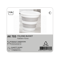 FOLDING BUCKET 13 LT