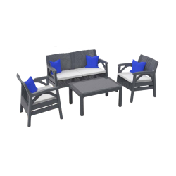 SANTANA RADDAN 4 SEAT SOFA SET