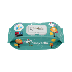 BABYBELLA WET WIPES 120 PCS (FRESH)