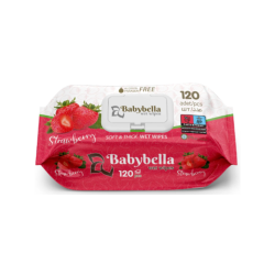 BABYBELLA WET WIPES 120'PCS (strawberry)