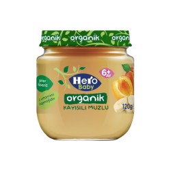 ÜLKER HERO BABY ORGANIC APRICOT BANANA 120GR