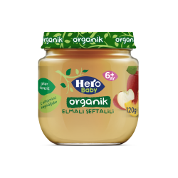 ÜLKER HERO BABY ORGANIC APPLE PEACH 120GR